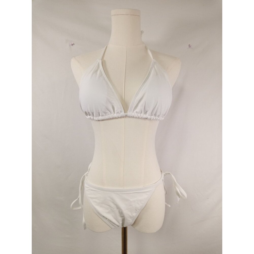 NWOT Atengnes Women's White String Bikini Size XL